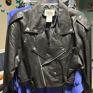 Star Cody Black Leather Jacket